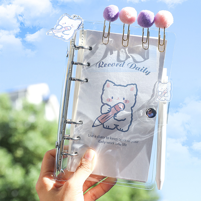 速发简本风活页手账约 日韩可拆少卸心可爱手帐子套装