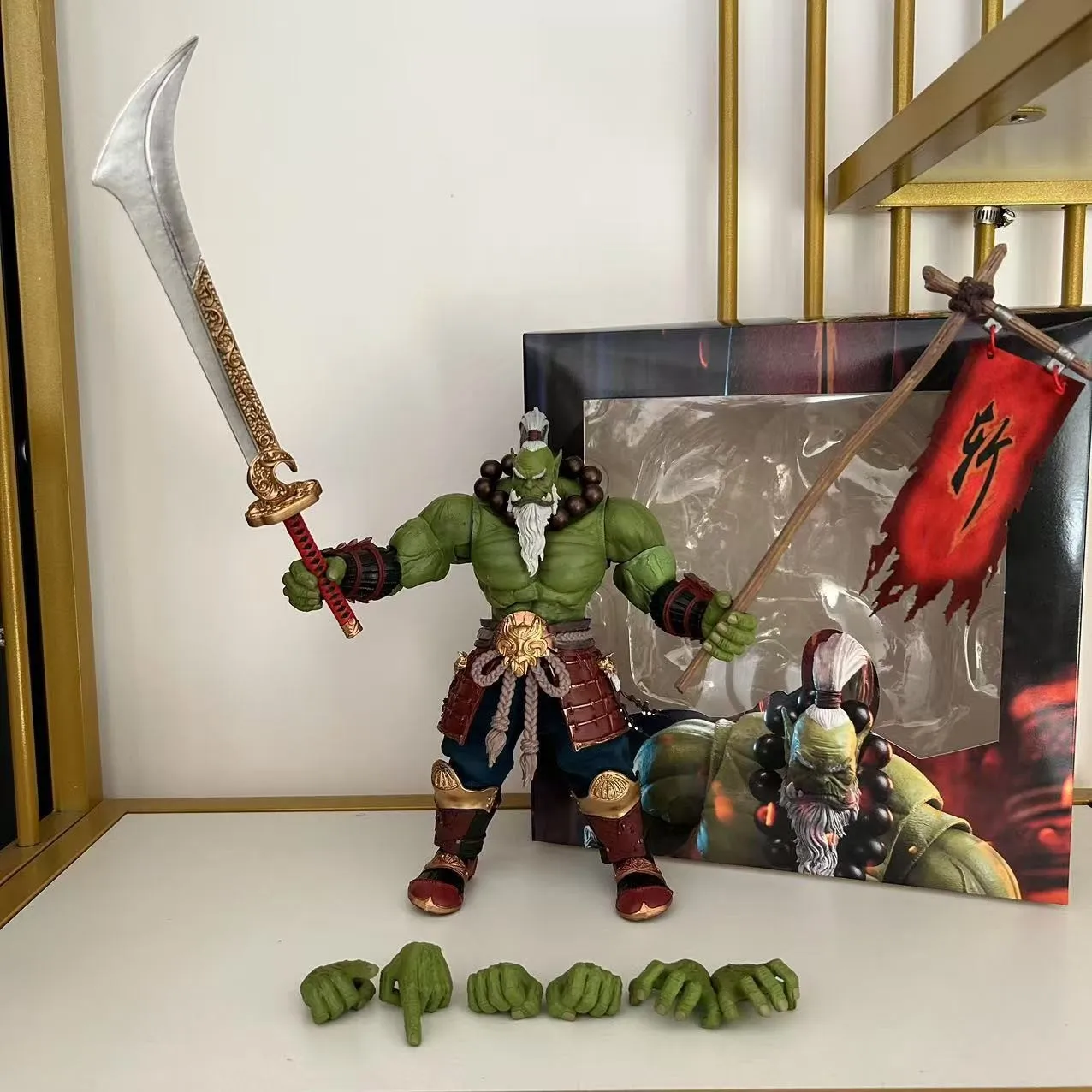 魔兽世界 古尔丹魔兽世界系列游戏周边雕像古尔丹手办梦境毁灭者