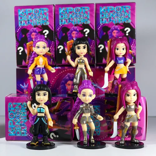 Kpop猎魔女团公仔恶魔猎人老虎韩流女团周边手办模型摆件儿童礼物