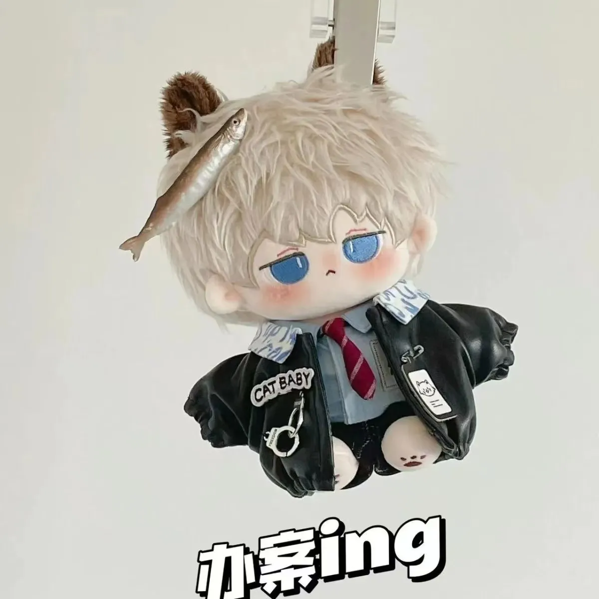 20厘米棉花娃娃娃衣服酷帅警班套装玩偶衣服棉花娃娃包邮现货无属