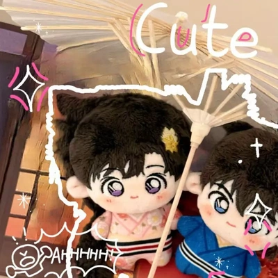 毛利兰属性侦探柯南工藤新一棉花娃娃书包挂件10cm海星体节日礼物