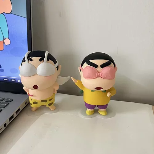 女装麻花辫蜡笔小新梦露款手办动漫模型车载桌面摆件创意生日礼物