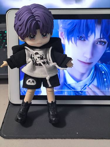 恋与深空ob11整娃祁煜粘土人二次元手办生日礼物BJD人偶