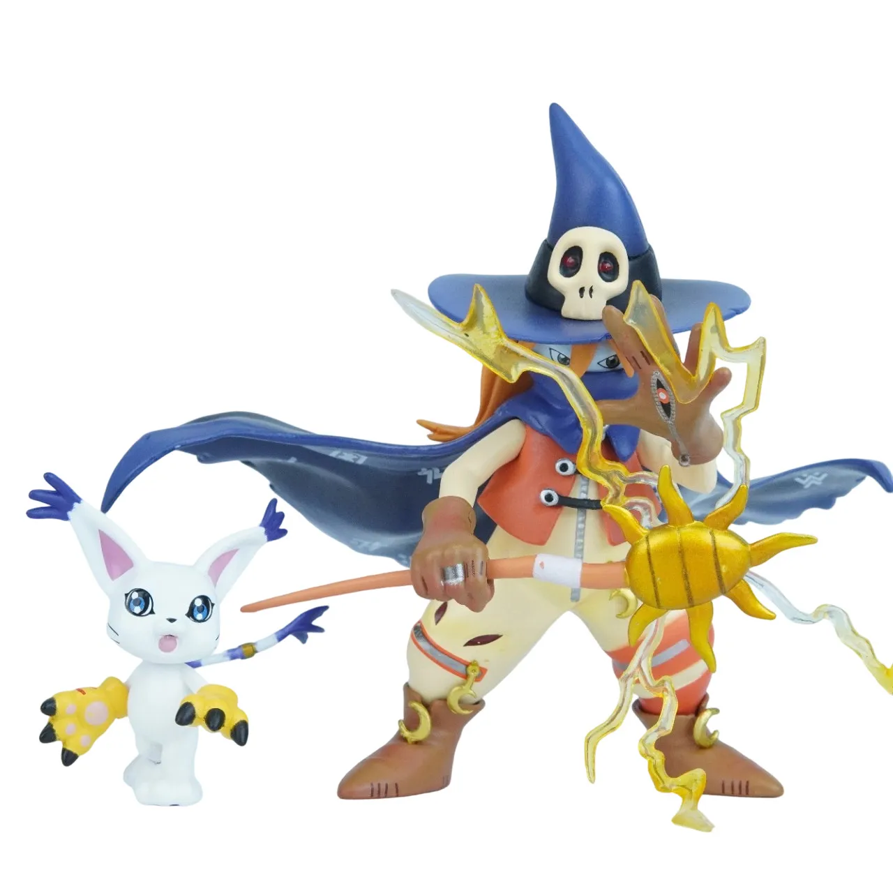 数码宝贝GK完全体手办摆件 巫师兽和迪路兽动漫手办模型二次元