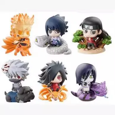 动漫 Q版 火影忍者 1-8代火影 6款8款盒蛋手办