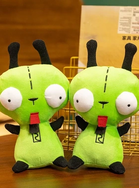 跨境新品Ebay外星入侵者Invader.Zim吉尔狗毛绒玩具玩偶礼品