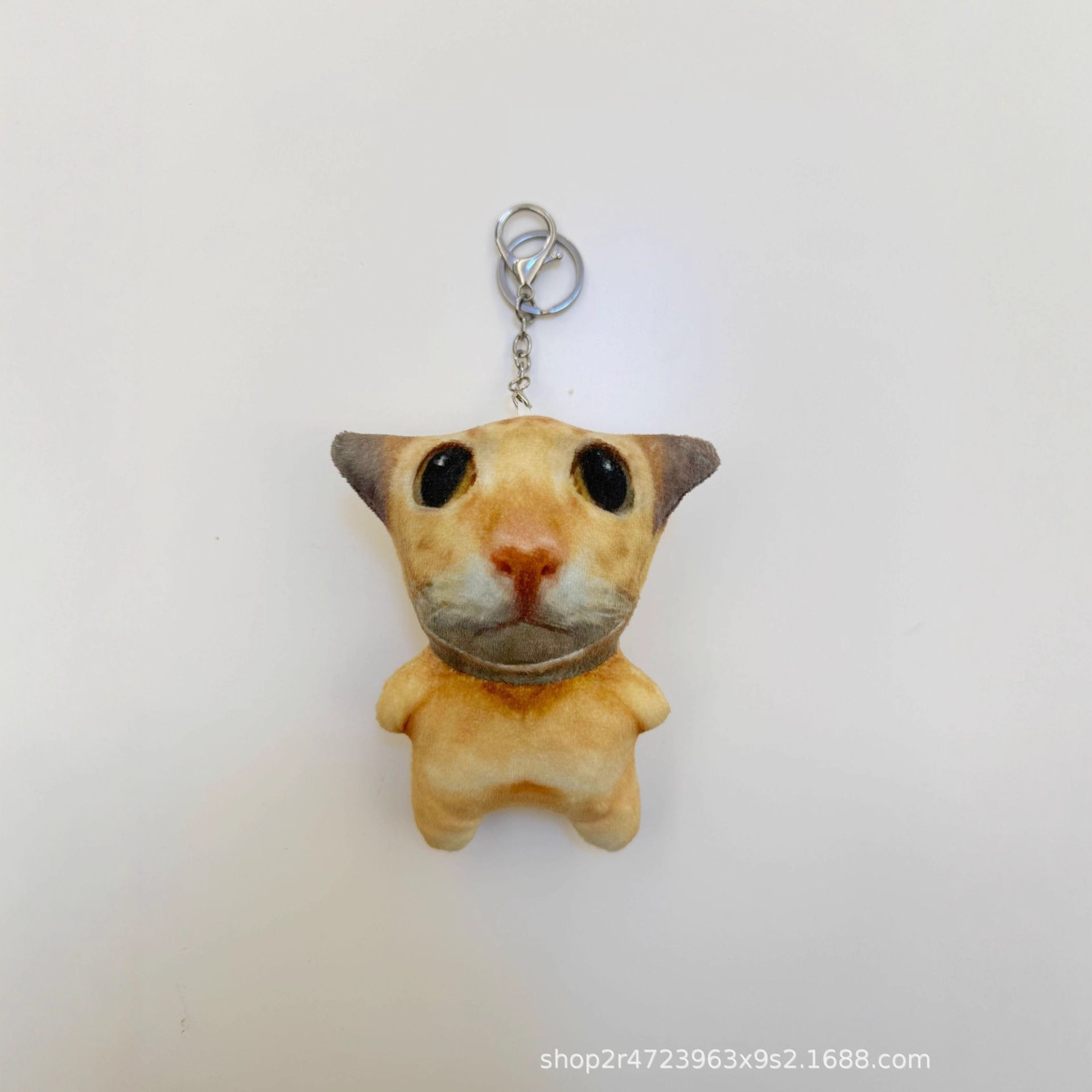 阿米嘎蒂朵喵喵丑萌猫猫钥匙扣超萌可爱挂饰毛绒玩偶