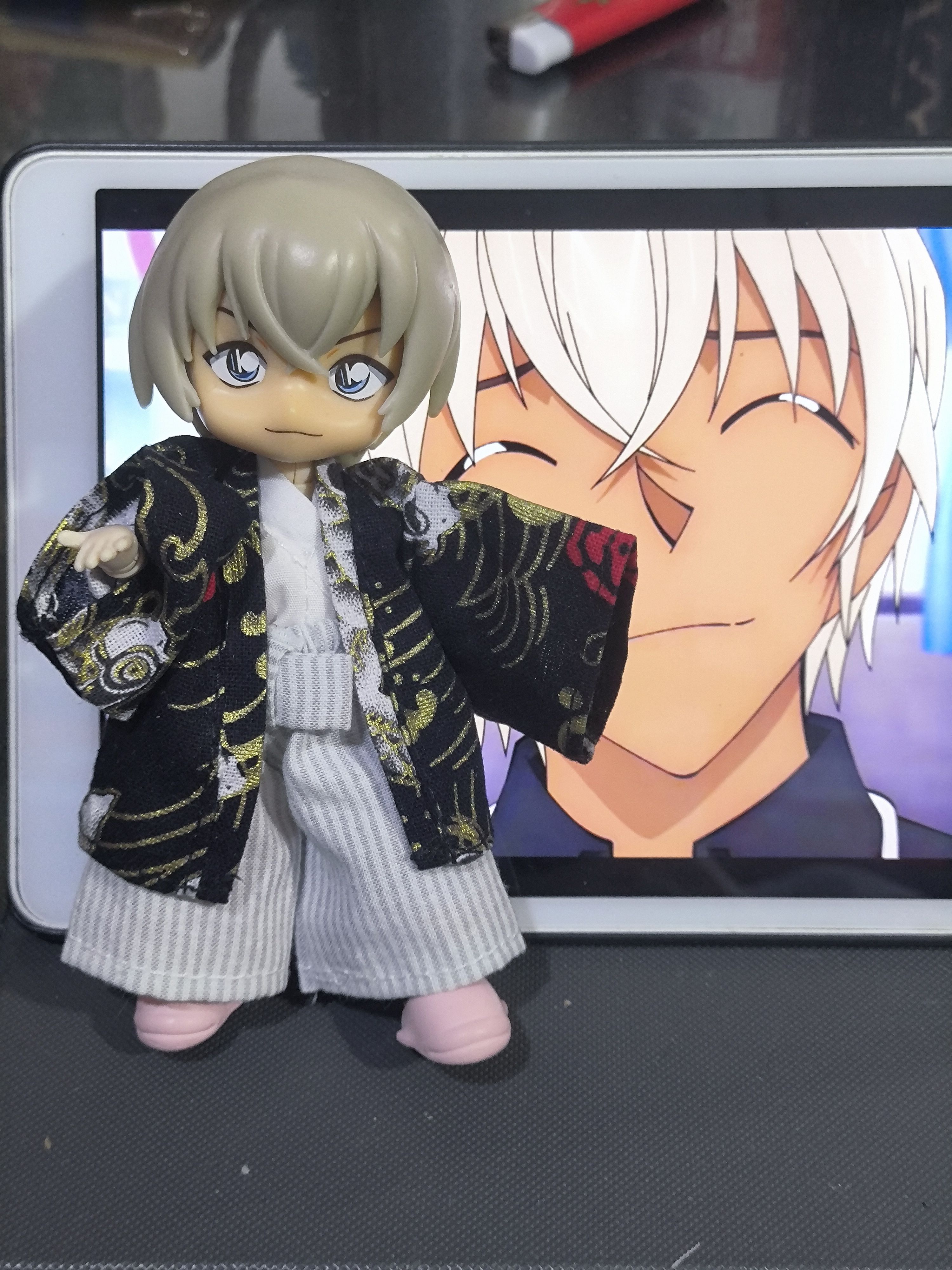 名侦探柯南ob11整娃排安室透二次元猫猫手办生日礼物BJD人偶