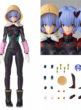 祖国版山口式福音战士 EVA EV-022 绫波丽 新剧场版 可动手办模型