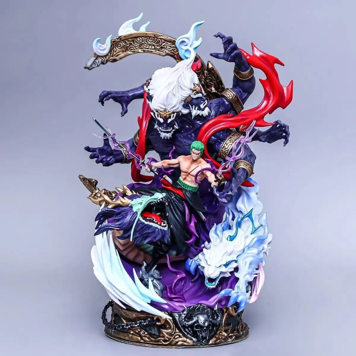 海贼王LX索隆地狱阎魔索隆手办模型雕像男生礼物潮玩摆件造型