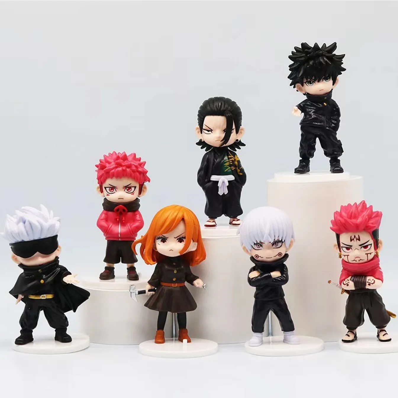 Q版咒术回战五条悟虎杖野蔷薇伏黑惠夏油杰手办扭蛋摆件玩具