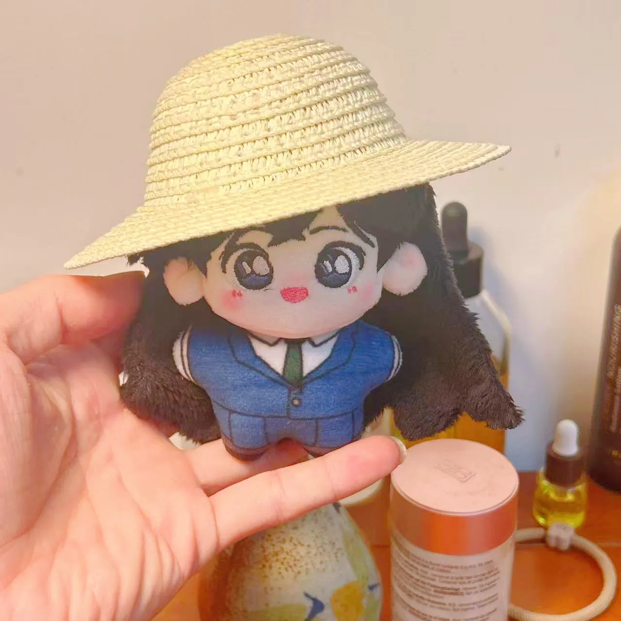 名侦探柯南棉花娃娃动漫周边毛利兰公仔江户川柯南包包毛绒挂件