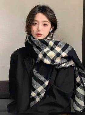 生日礼物Concise Kite围巾女羊毛新款围脖高级感送女朋友