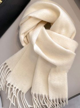 新年礼物Concise Kite纯羊毛围巾女冬季保暖围脖生日冬天送女生