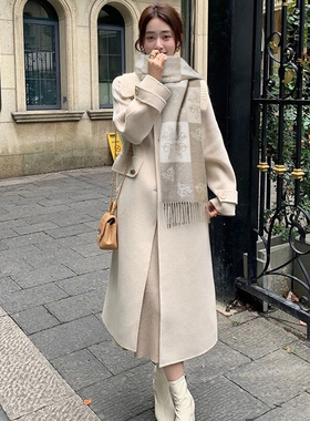 生日礼物Concise Kite围巾女士秋冬季羊毛新款围脖保暖高级感