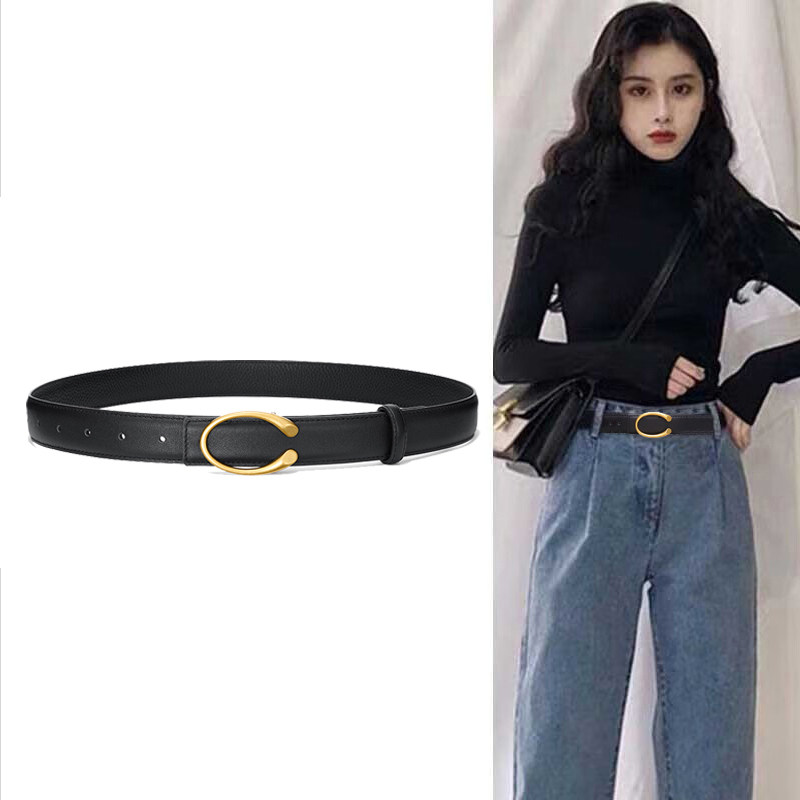 ConciseKite欧美时尚简约牛皮带