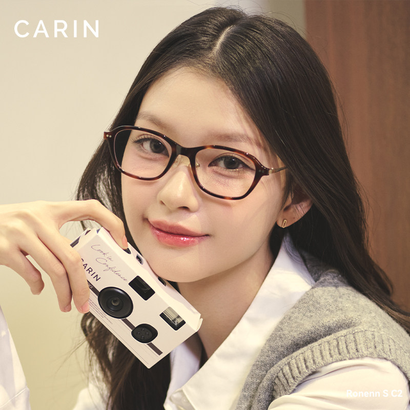 CARIN方圆框防蓝光眼镜男女新款
