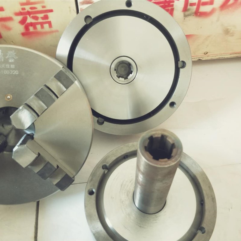 电动卡盘全中空通孔200.250.320三四爪自定心数控车床普车环球精