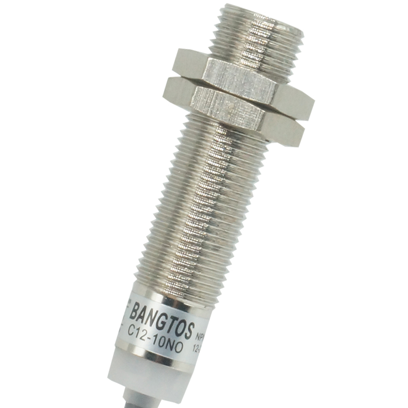 邦拓斯C12-10NO霍尔接近开关传感器三线NPN常开磁性感应开关防水