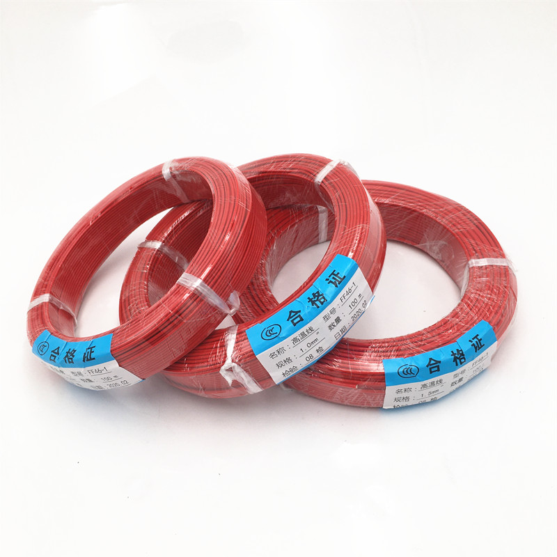 铁氟龙地感线耐高温0.5/0.75/1.0/1.5平方检测器道闸地感线圈