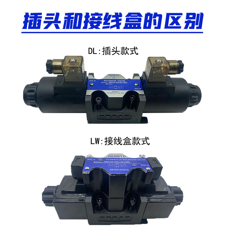 液压阀换向电磁阀DSG-03-3C2-DL 3C3 3C4 3C6 2B2 LW DC24 AC220V