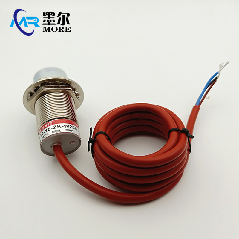 接近开关耐高温传感器 MN30-15-ZK-W200 直流三线NPN/PNP常开常闭
