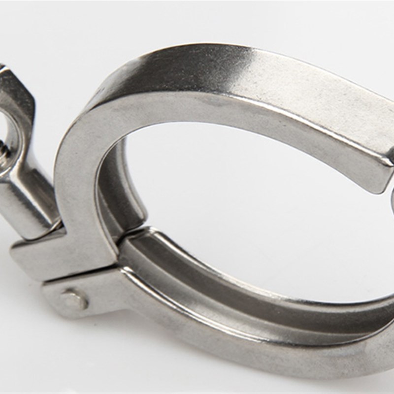 304不锈钢卡箍快速接头紧固抱箍卫生级快装卡扣316管夹卡盘连接件