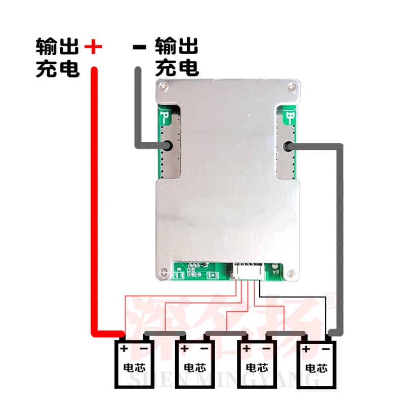 《汽车启动 》4串12V铁锂电池保护板启动电流800A持续达50A安