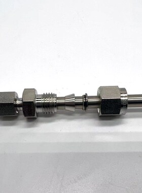 316L不锈钢直通NPT1/4 1/8外螺纹转卡套 转接头 变径MC4 6 8 10mm