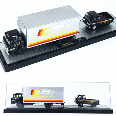 1:64M2车模福特C-950+福特Econoline仿真合金汽车模型摆件收藏