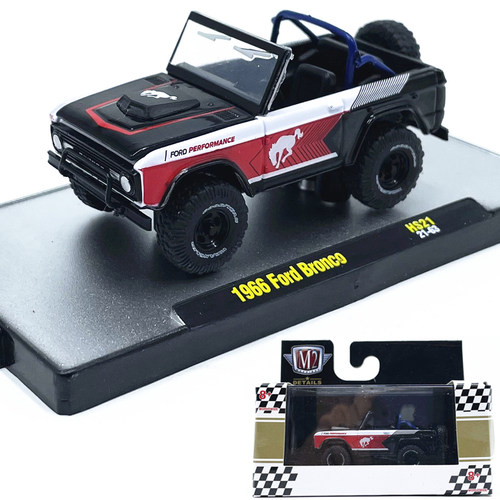 1:64M2车模1966福特Bronco越野车仿真合金汽车模型收藏