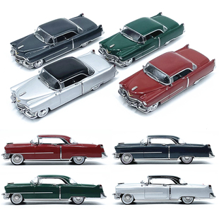 1:43 1954年凯迪拉克Coupe DeVille硬顶轿车合金模型静态车载摆件