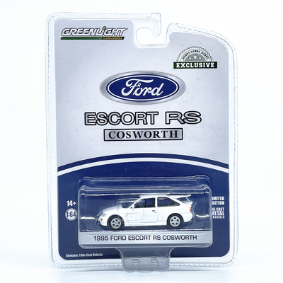 绿光1:64 1995福特Escort RS Cosworth合金车模收藏完成品摆件