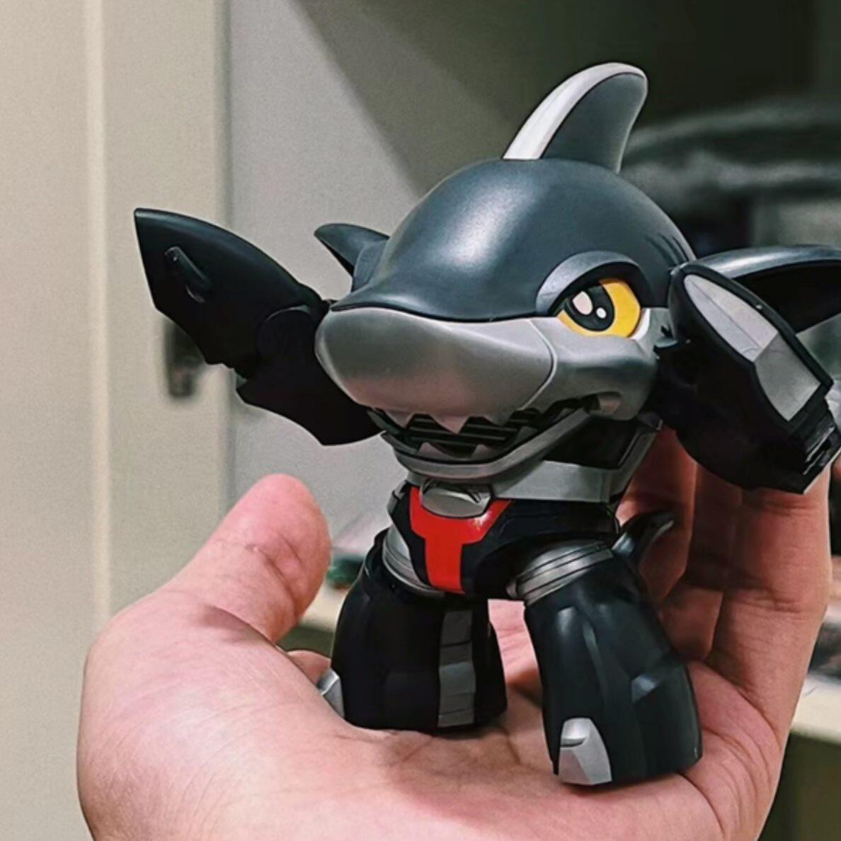 铁甲小宝汽车摆件卡布达鲨鱼辣椒手办车载可爱公仔桌搭好物装饰品