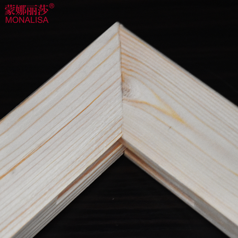 欧式画框油画配i外框自己组装实木榫卯内框条丙烯布绷木架定制尺