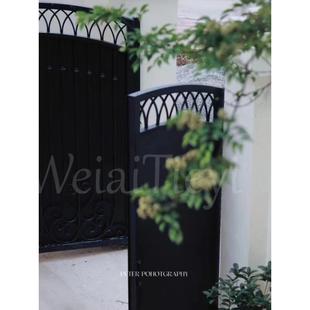 凡家享铁艺大门别墅门庭院门户外双开铁门封闭大门进户门花园门