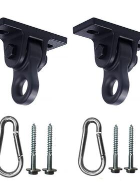 重型黑色秋千吊架 含螺丝和螺栓，承重超过 5000 磅