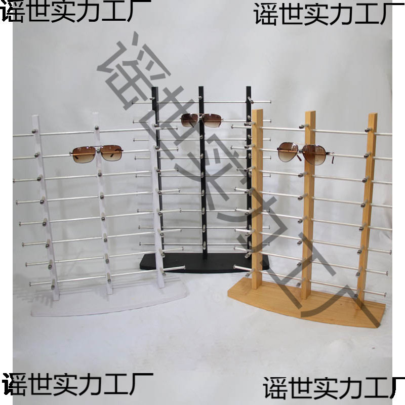 创意木质眼镜展示架陈列道具
