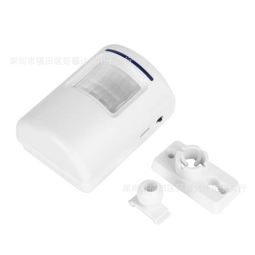 红外线人体感应门铃 无线迎宾器 插电式两感应一接收分体门铃