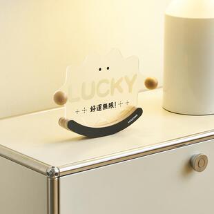 wozoom屋准入户玄关桌面摆件家居客厅电视柜时钟摆放式装饰品钟表