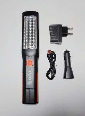 YATO/易尔拓 30+7LED带磁性可充电工作灯汽修维修灯YT-085051