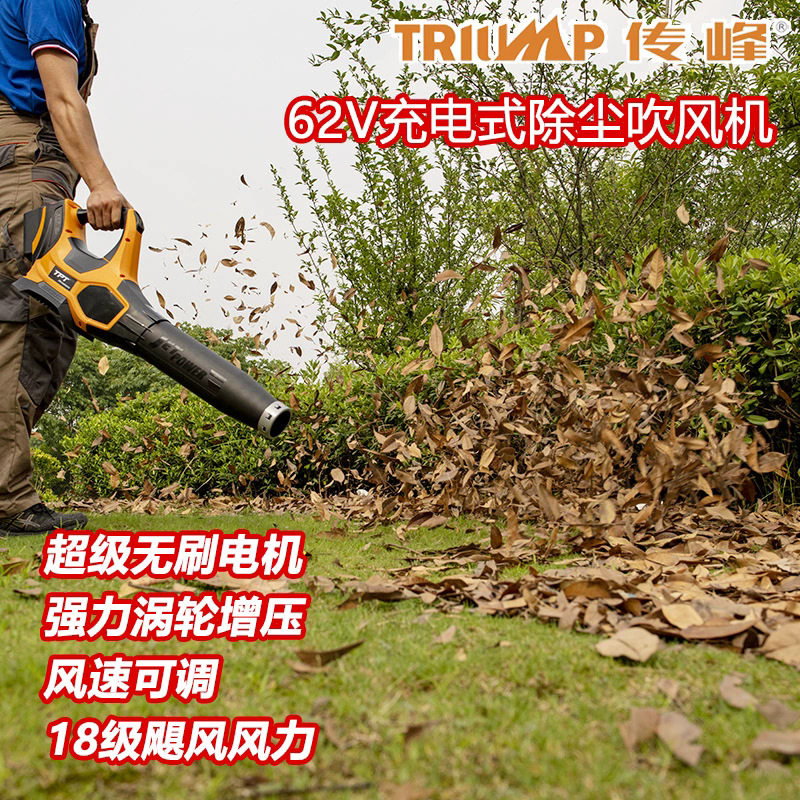 传峰无线锂电鼓风机路面清扫器除尘器大功率充电式工业吹风机
