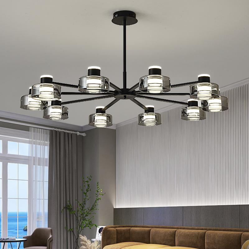 极简现代客厅吊灯设计师2025新款卧室灯高档轻奢大厅客厅主灯