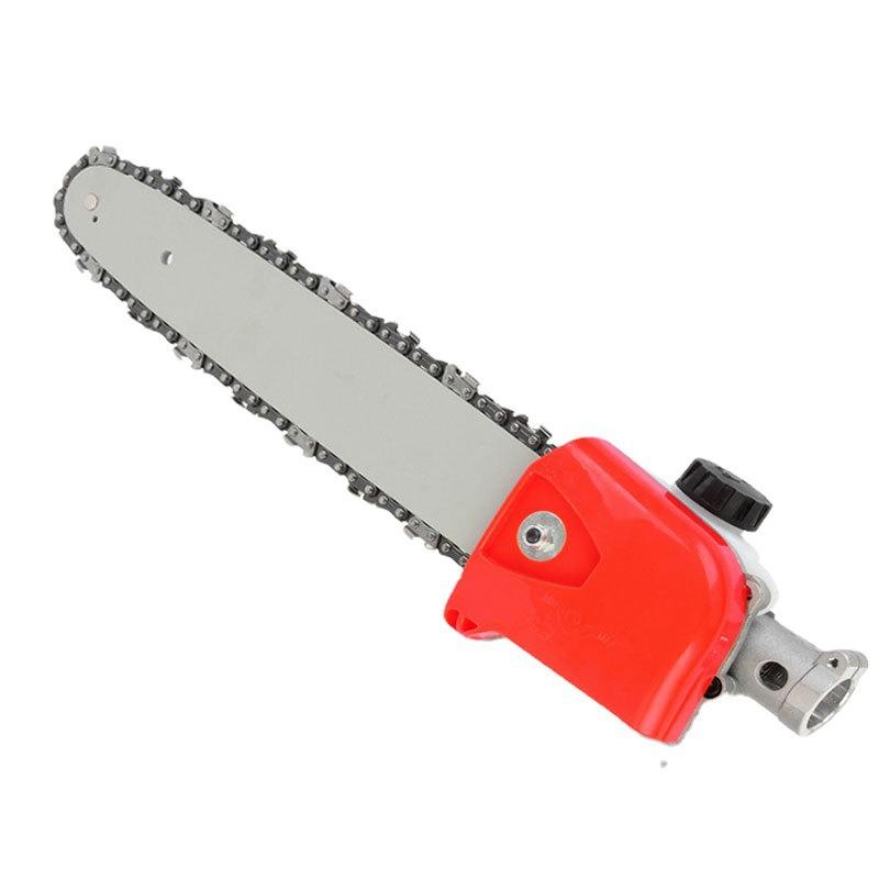 割草机高枝锯高空锯背负式侧挂式割草机改高枝锯配件