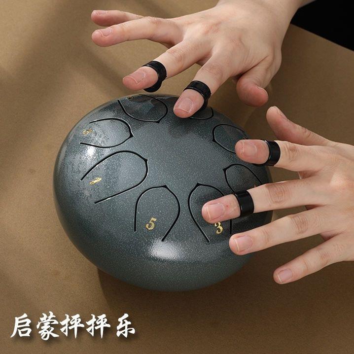 儿童玩具空灵鼓6寸8音小鼓15音初学忘忧鼓莲花鼓空灵空灵鼓乐器丨