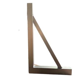 镁铝合金平尺宽座直角尺刀口形直尺工型水平尺精密测量垂靠尺1级