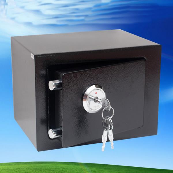 桌面收纳盒带锁收纳铁盒小型迷你保险箱首饰零钱保管箱礼品收纳盒