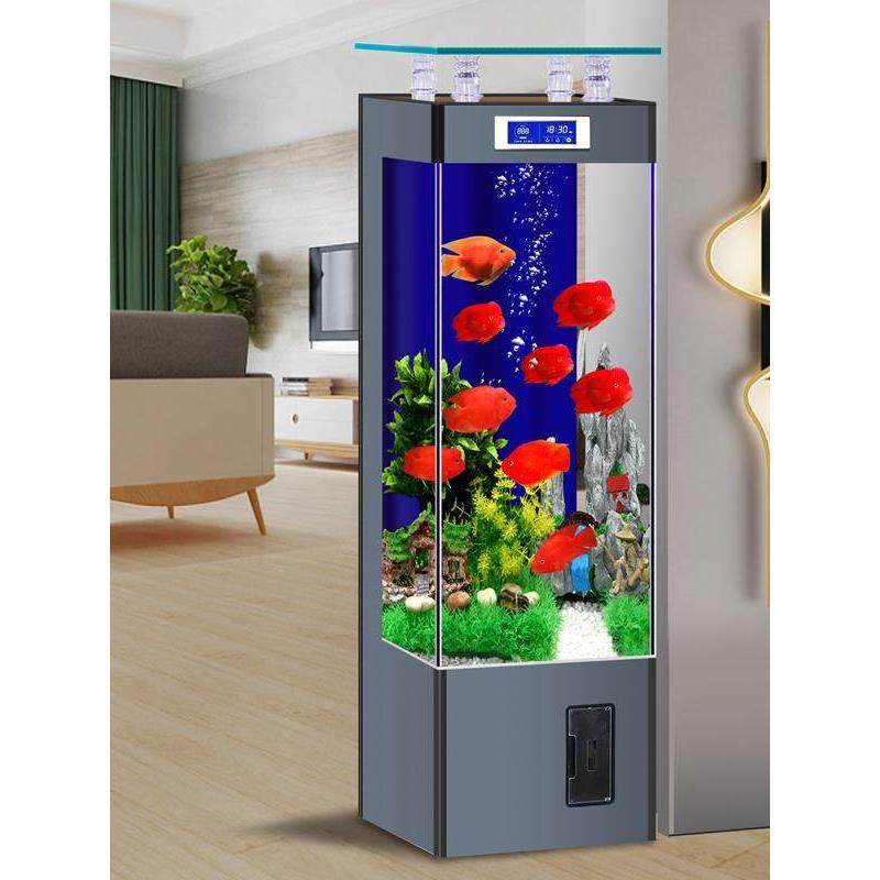 超白玻璃鱼缸客厅小型家用立式落地生态金鱼缸2025新款智能水族箱,宠物/宠物食品及用品,底柜/落地缸,淘宝优惠券,粉丝福利购,淘宝优惠卷