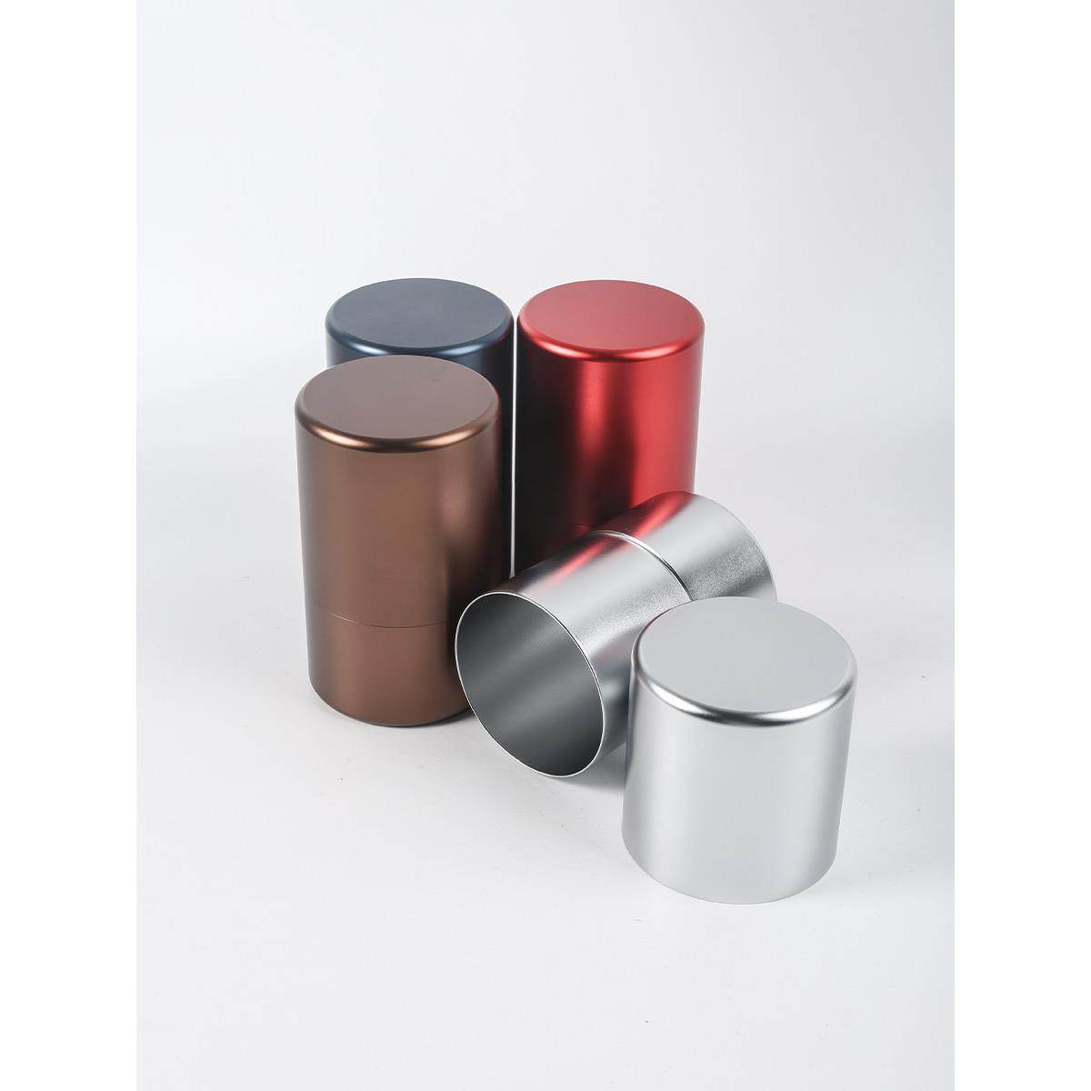 铝合金大号金属茶叶罐便携式茶罐茶叶桶个性创意高档茶叶收纳盒,餐饮具,茶叶罐,淘宝优惠券,粉丝福利购,淘宝优惠卷