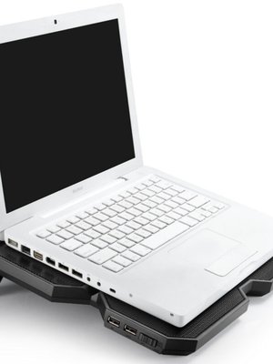 九州风神（DEEPCOOL）X6笔记本散热器（电脑配件/笔记本支架/散热